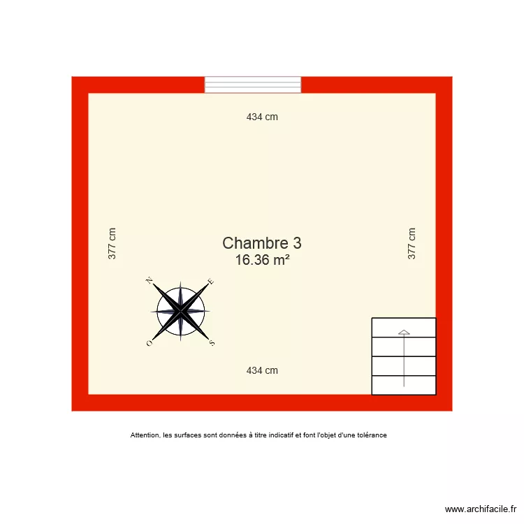 BI 2960 1er &eacute;tage. Plan de 