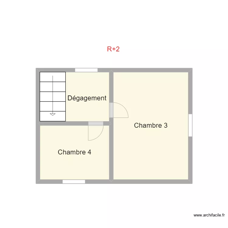 PLAN 2404 DANDRIEU R+2. Plan de 