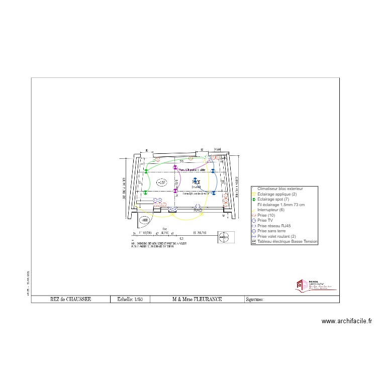 FLEURANCE. Plan de 0 pièce et 0 m2