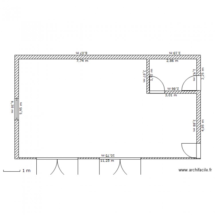 garage la forsse. Plan de 0 pièce et 0 m2
