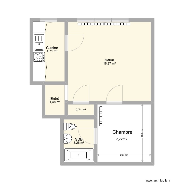 Scailquin 2G. Plan de 0 pièce et 0 m2