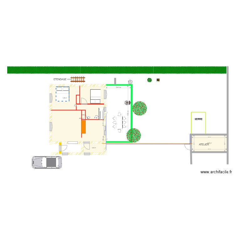 Ampere. Plan de 0 pièce et 0 m2
