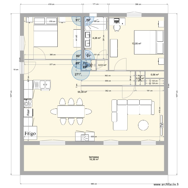 villa haut V2610. Plan de 0 pièce et 0 m2