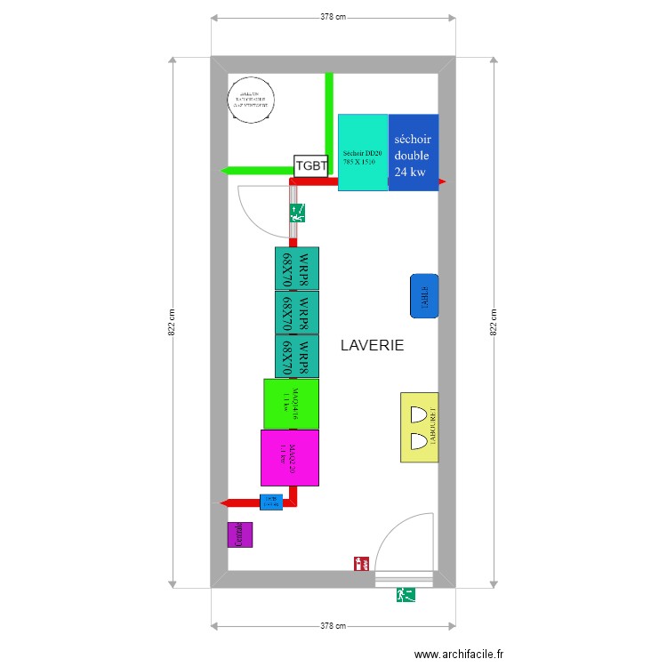 michael 31122022. Plan de 2 pièces et 24 m2