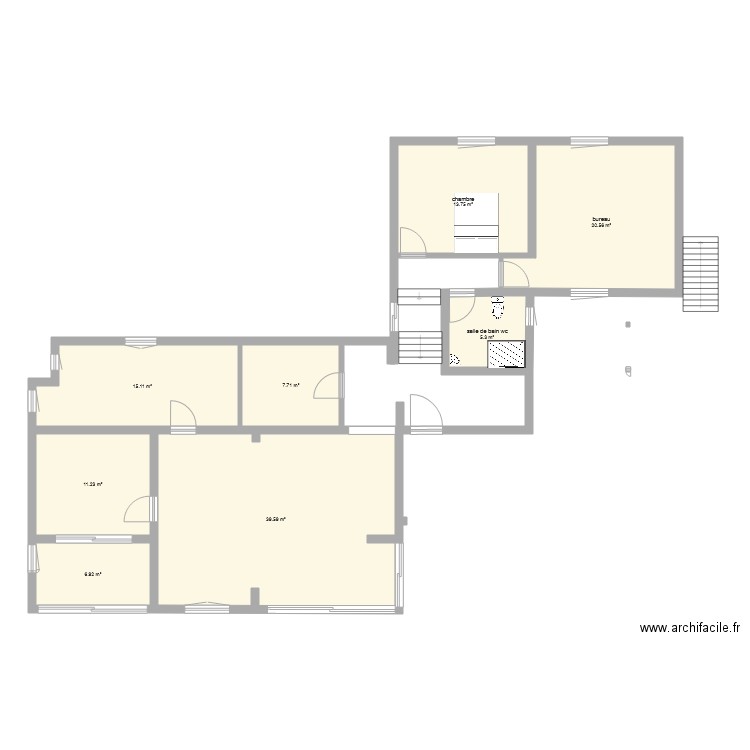 maison. Plan de 0 pièce et 0 m2