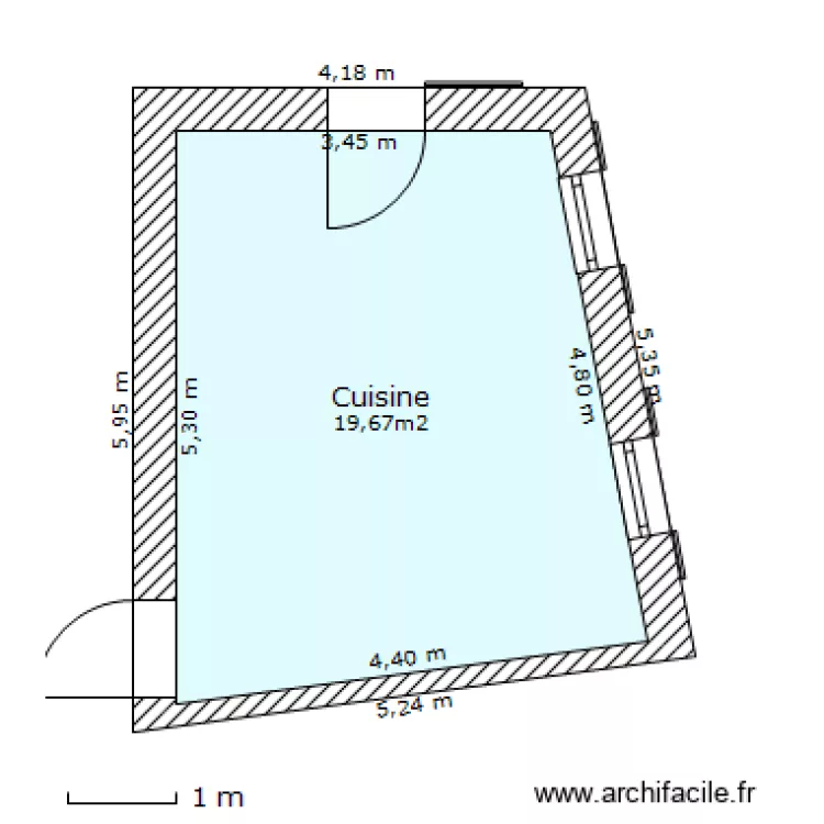 Cuisine La Rouviere. Plan de Cuisine La Rouviere. Plan de