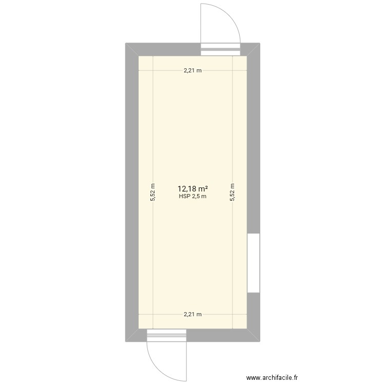 Extension . Plan de 0 pièce et 0 m2