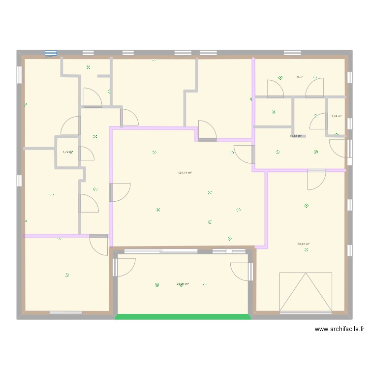 Bessas - plan électricité. Plan de 0 pièce et 0 m2