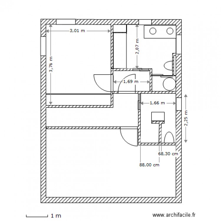 étage 6 avril de joux version 2. Plan de 0 pièce et 0 m2