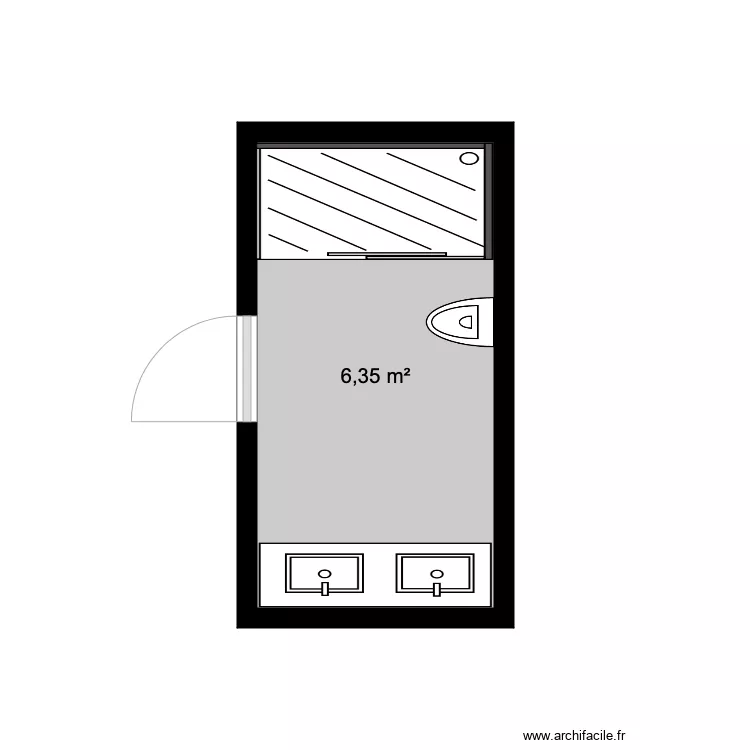 cirque salle de douche. Plan de cirque salle de douche. Plan de