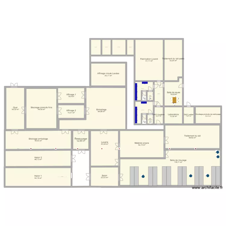 Fromagerie Durand 4. Plan de 