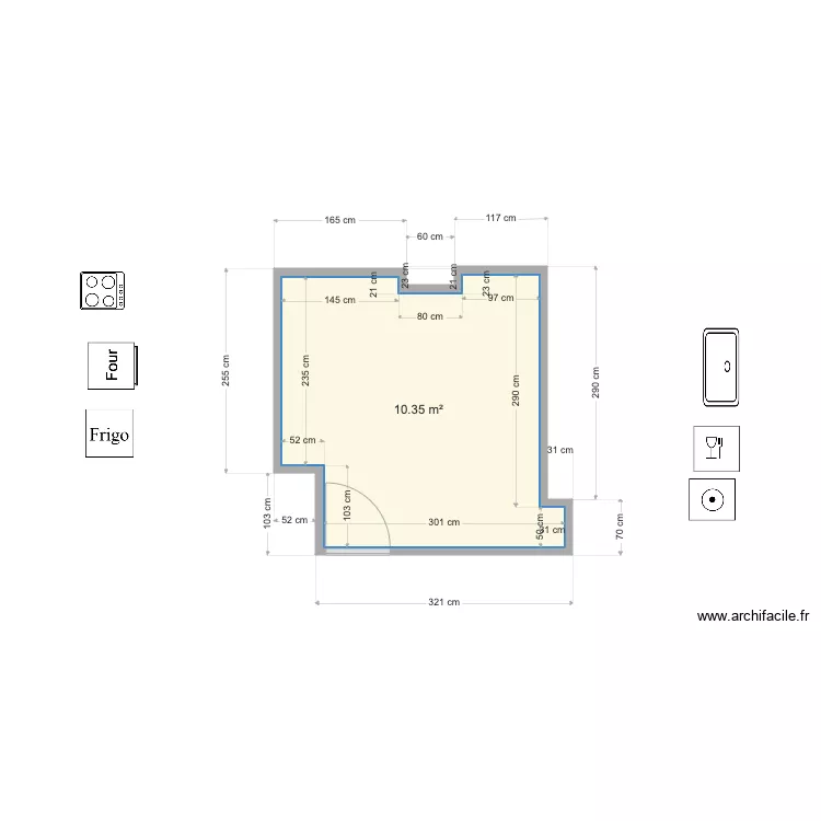 cuisine elsa. Plan de 