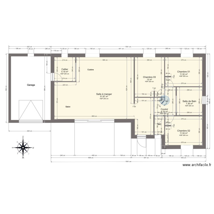 Maison Porcellone avec garage. Plan de 0 pièce et 0 m2