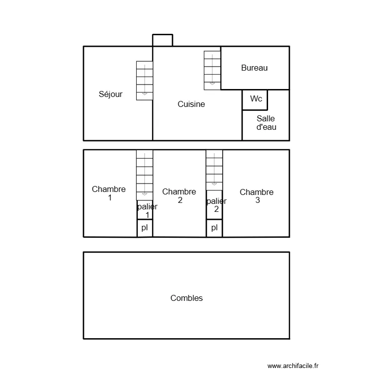 LOCTUDY HUBERT. Plan de 