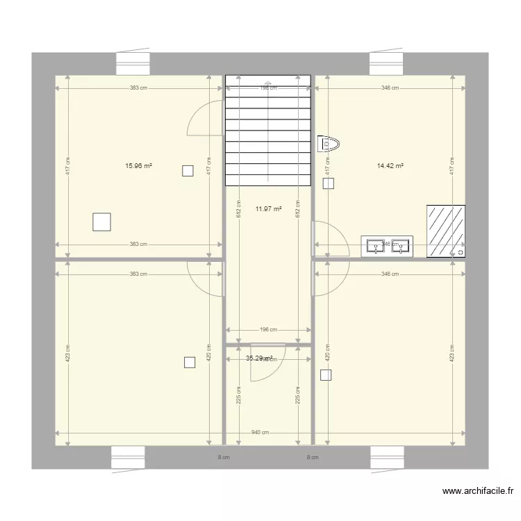 COMBLES A VENDRE. Plan de 