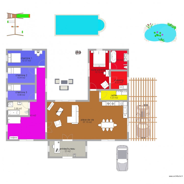 maison algeco. Plan de 0 pièce et 0 m2