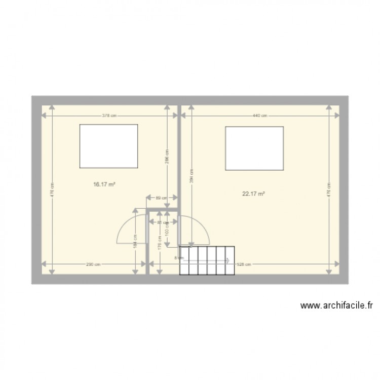Etage annexe fouesnant. Plan de 0 pièce et 0 m2