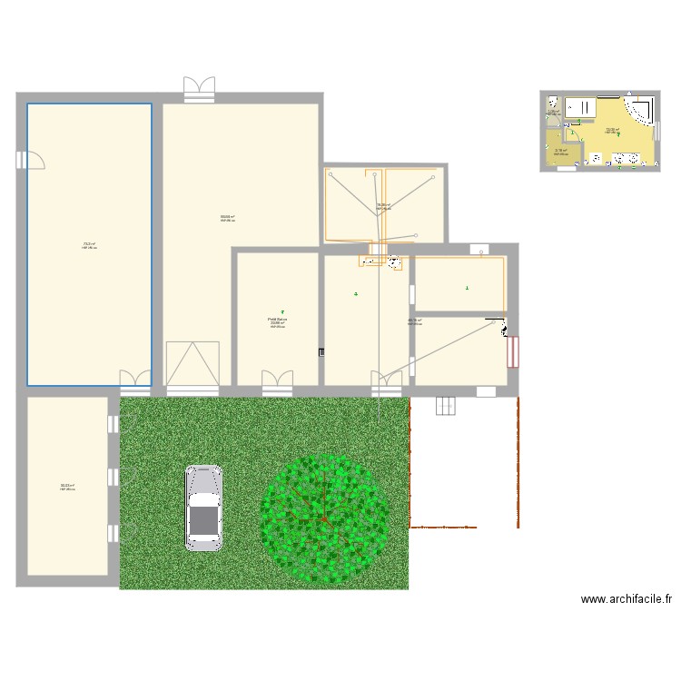 PLAN rdc. Plan de 0 pièce et 0 m2