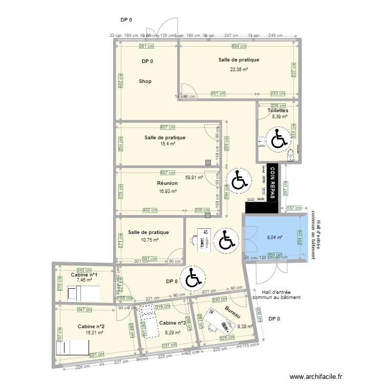 MA BEAUTE CONCEPT FORMATION après travaux test. Plan de 0 pièce et 0 m2 MA BEAUTE CONCEPT FORMATION après travaux test. Plan de 0 pièce et 0 m2
