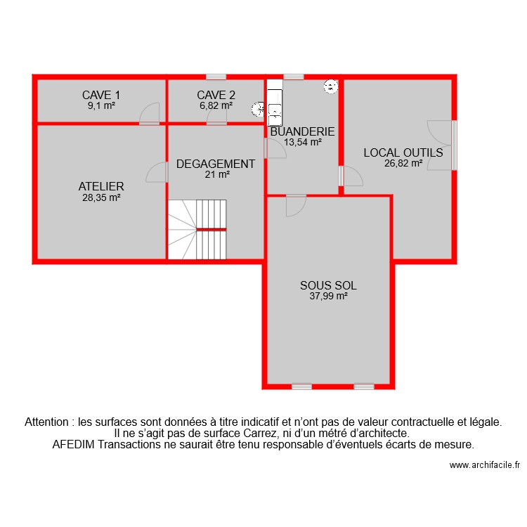 BI 7198 SOUS SOL. Plan de 0 pièce et 0 m2