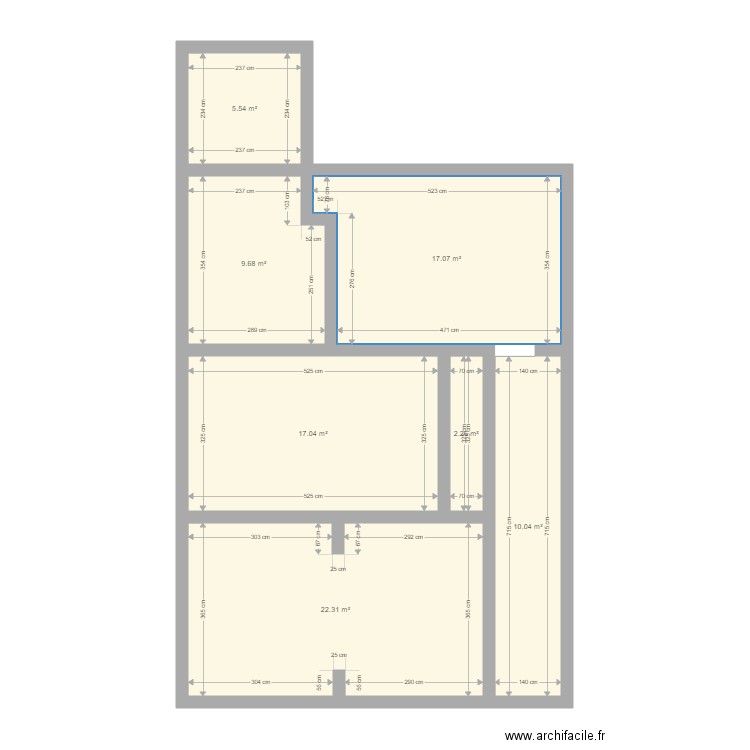 Plan Maison existant. Plan de 0 pièce et 0 m2