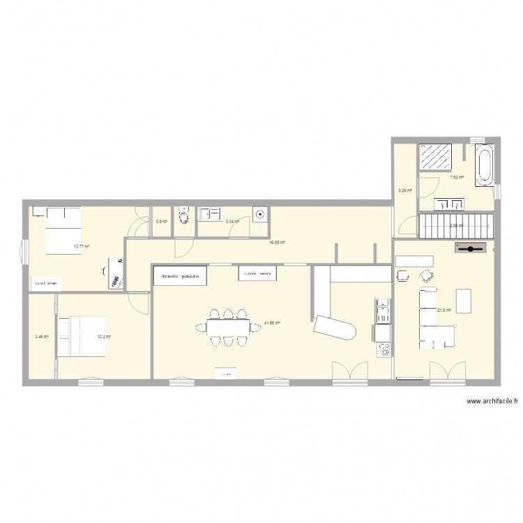 Maison Yann et Véro 2. Plan de 0 pièce et 0 m2