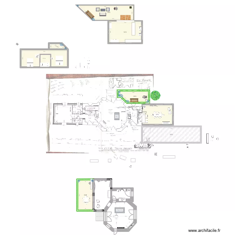 AZE Projet 16 01 2022. Plan de 8  et 178 m²