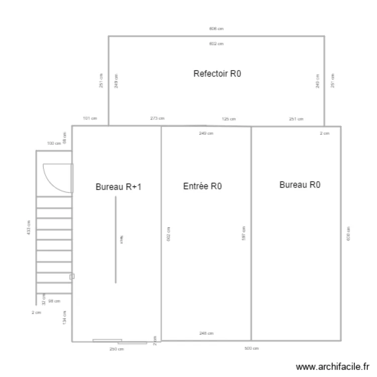 AFFAIRE AUGIER ETAGE. Plan de 