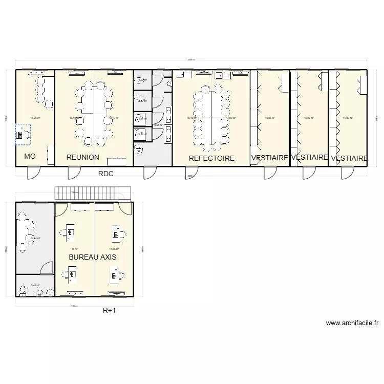 AXIS CALUIRE ET CUIRE . Plan de 