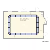 Salle de r&eacute;union si&egrave;ge meubl&eacute;e  22 mai 2018 serr&eacute; 36 places