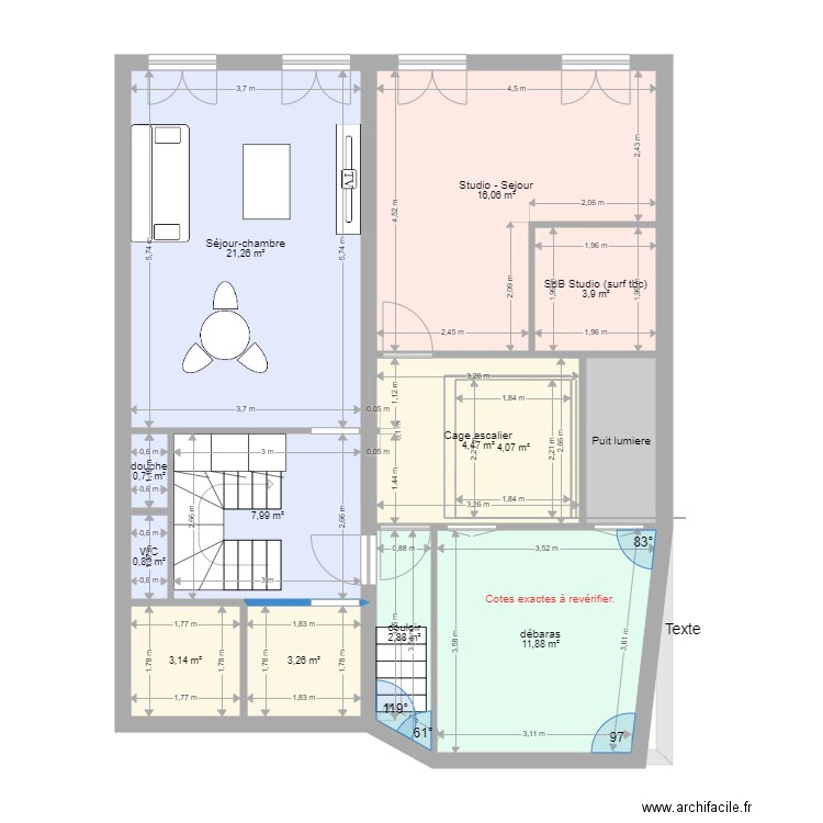 CIBLE OPTIMISEE MAILLY. Plan de 0 pièce et 0 m2