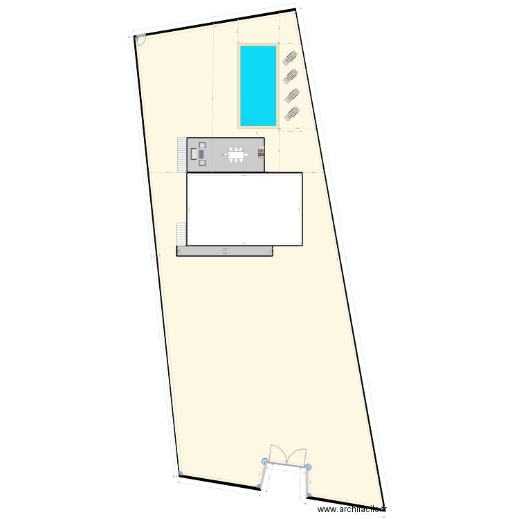 MAISON THIERRY FABIENNE PLAN N 5. Plan de 4 pièces et 1226 m2