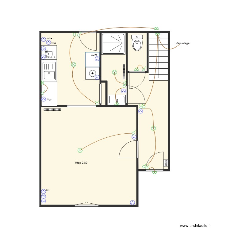 HALLIER. Plan de 0 pièce et 0 m2