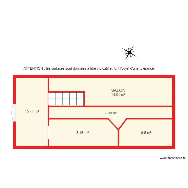 BI 1111 non c&ocirc;t&eacute;. Plan de 