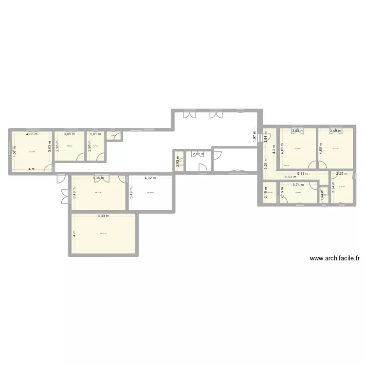 1405 Eguilles. Plan de 15  et 153 m²