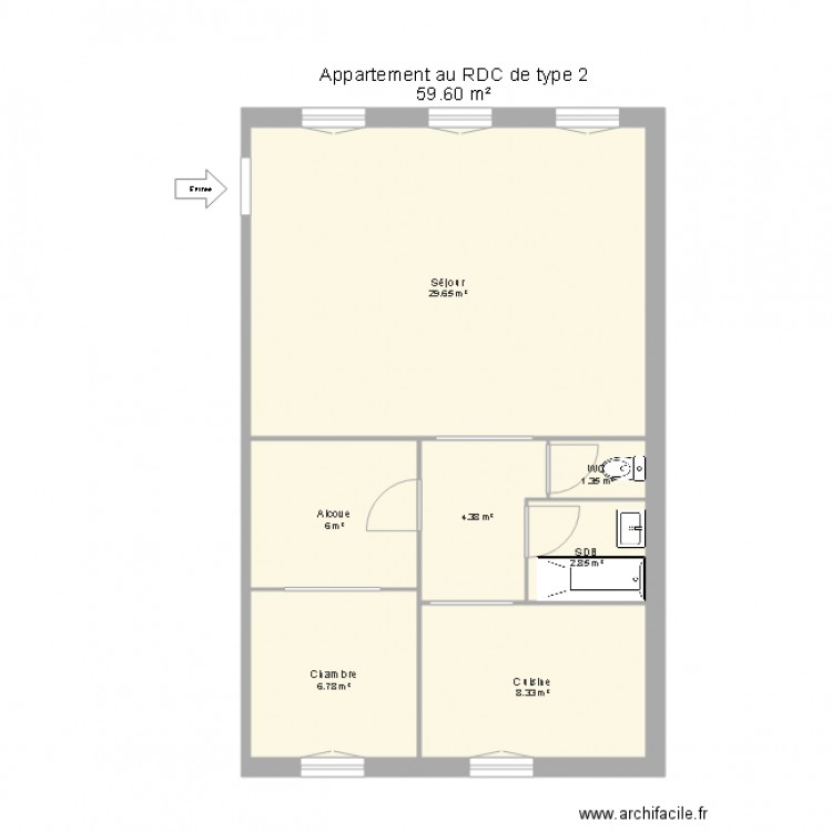 plan 25 rondet. Plan de 0 pièce et 0 m2