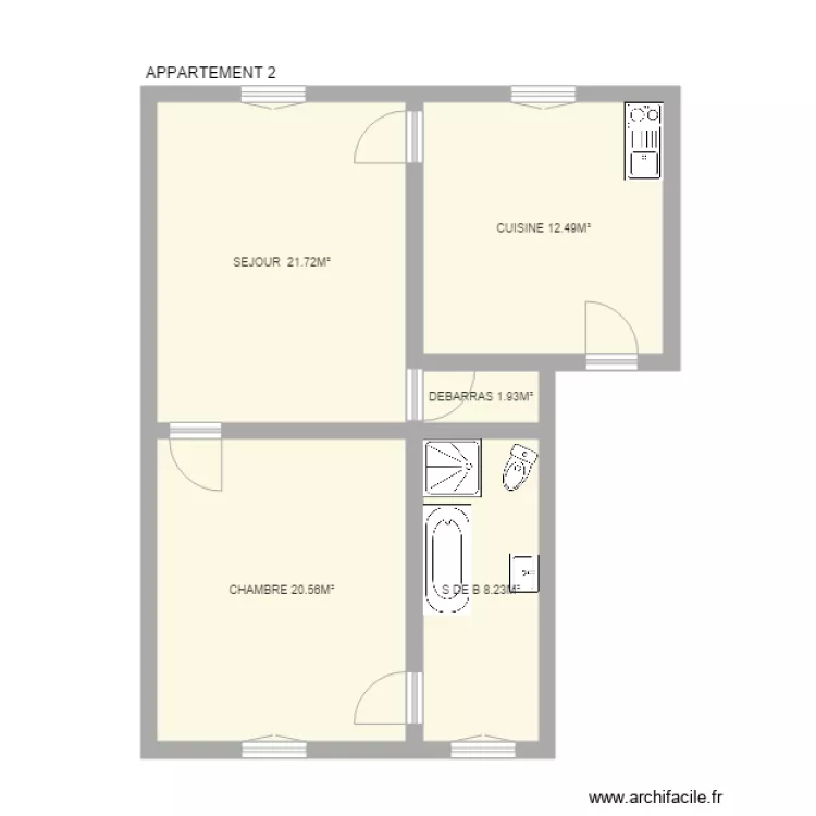 THIBAUD 13 ST CYPREIN APT 2. Plan de THIBAUD 13 ST CYPREIN APT 2. Plan de