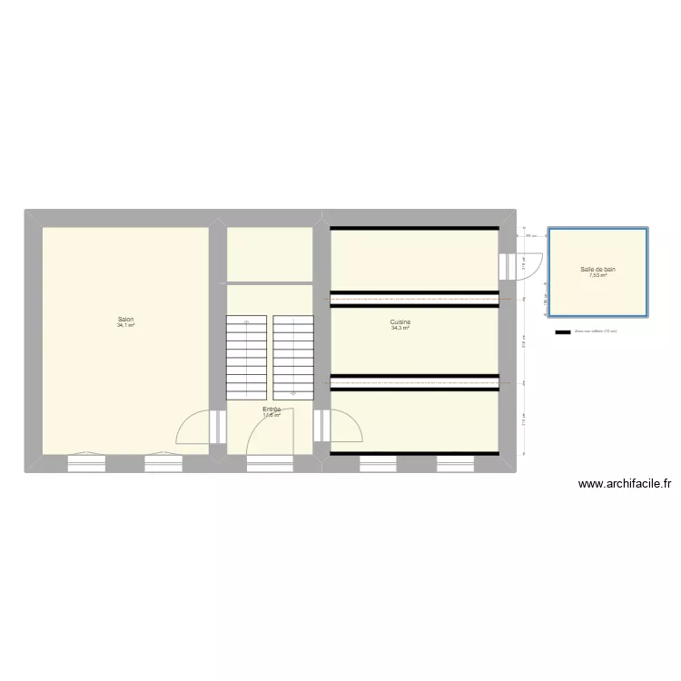 Nicolas Jeanne Niv.0 Gaine Plafond Cuisine. Plan de 