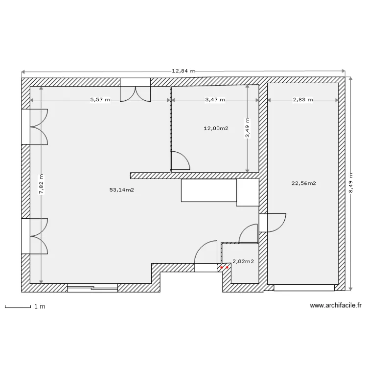 arpege st laurent. Plan de 
