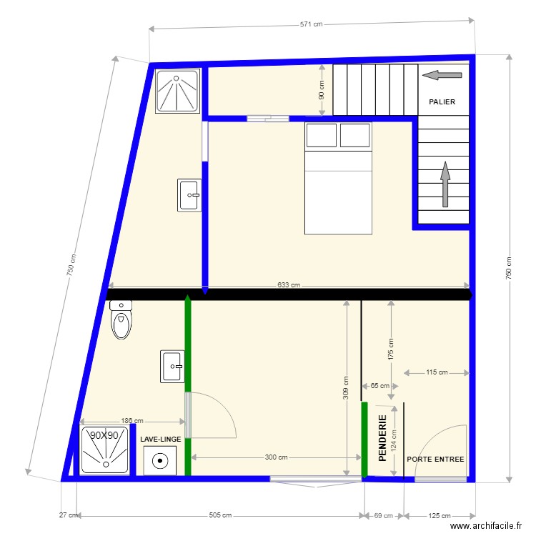 ROMMELAERE etage ananumé. Plan de 0 pièce et 0 m2