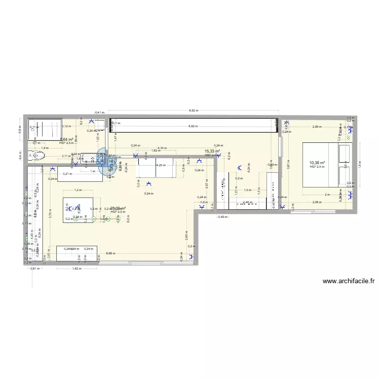 PLANO BASE avec cuisine 1. Plan de 