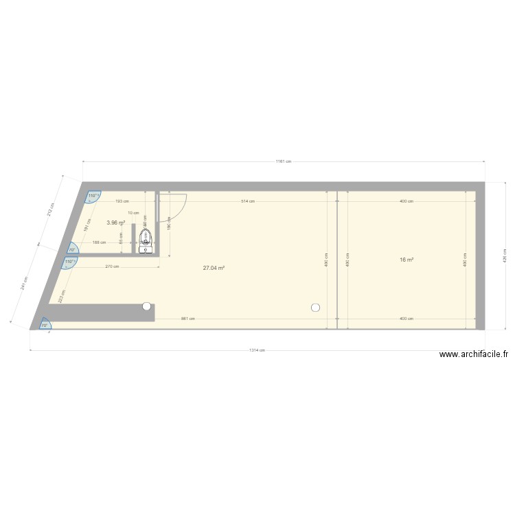pool house. Plan de 0 pièce et 0 m2