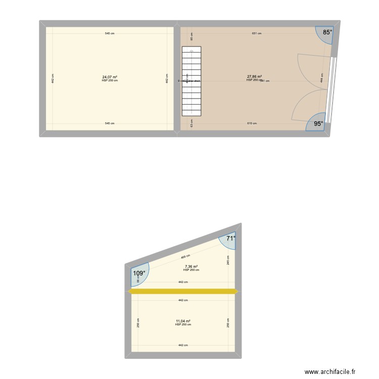 Soupirs. Plan de 0 pièce et 0 m2