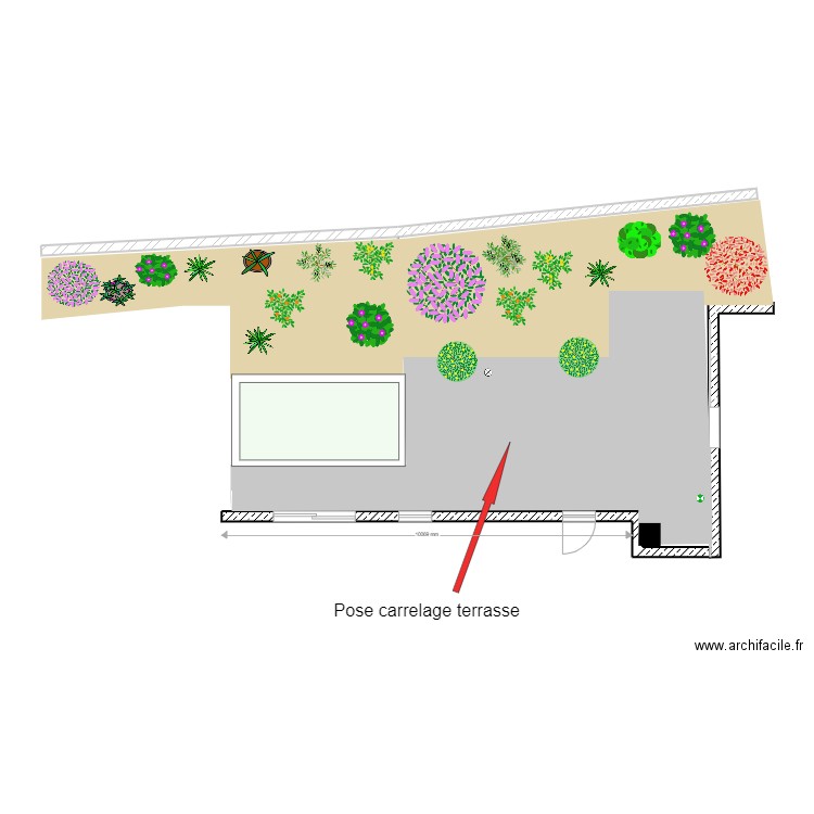 Travaux carrelage. Plan de 0 pièce et 0 m2