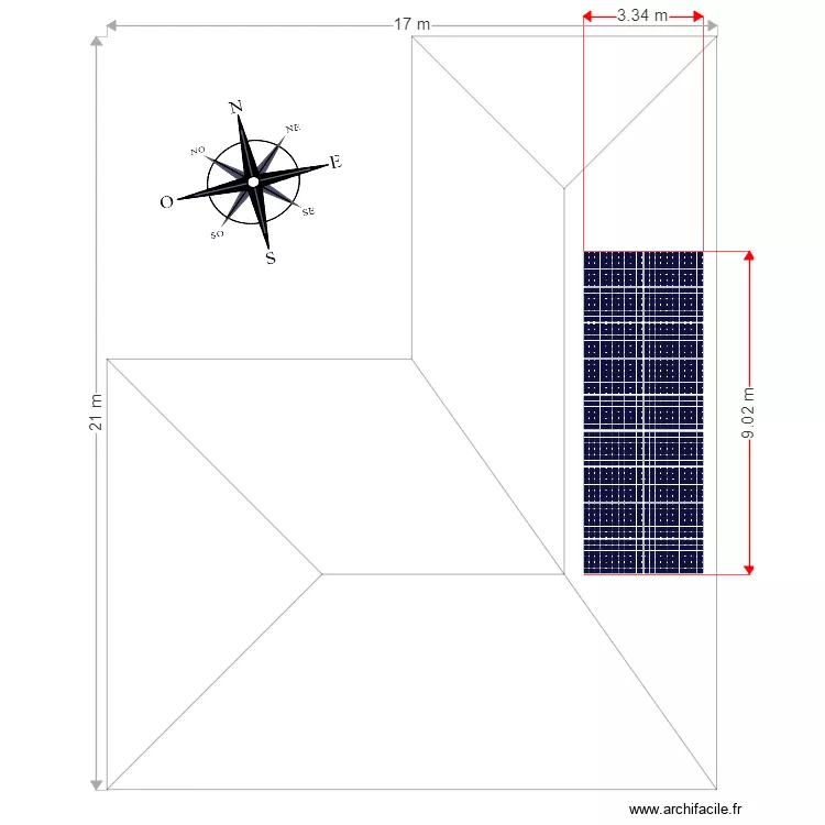 Maison AUCLERC. Plan de 