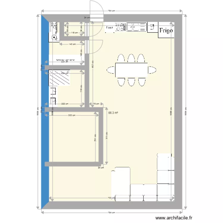 70M2. Plan de 70M2. Plan de