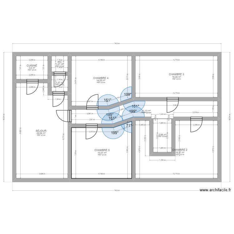 1er niveau. Plan de 0 pièce et 0 m2