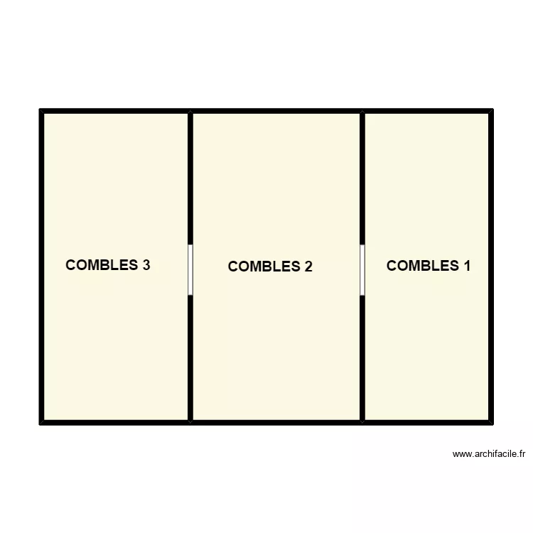 BOURSICOT 1ER. Plan de 