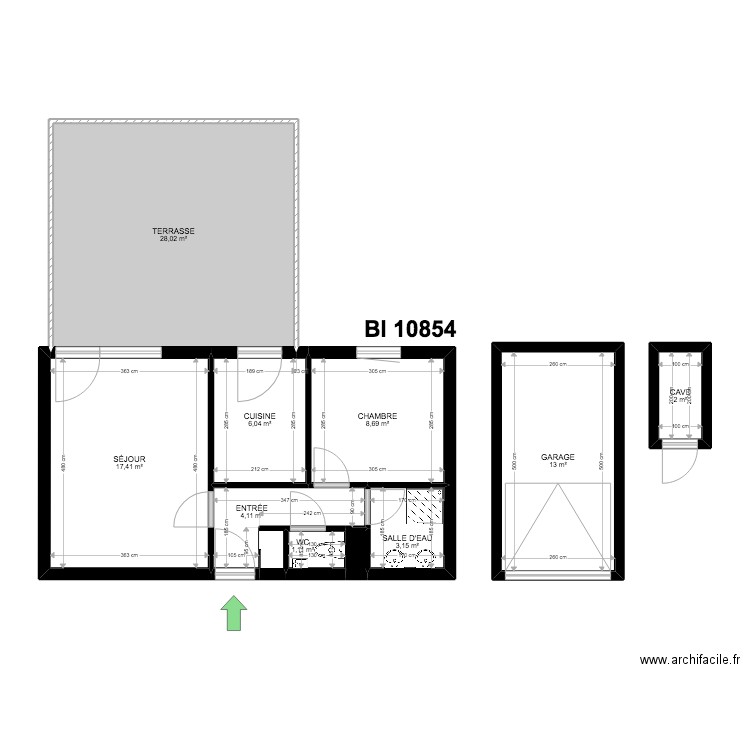 BI 10854. Plan de 0 pièce et 0 m2
