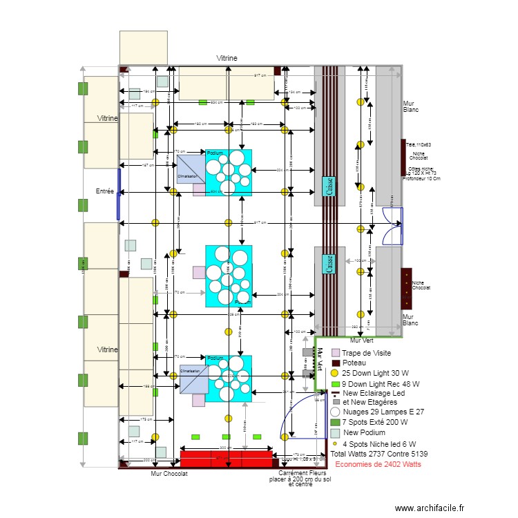 Plan Eclairage Mozac 2020. Plan de 0 pièce et 0 m2